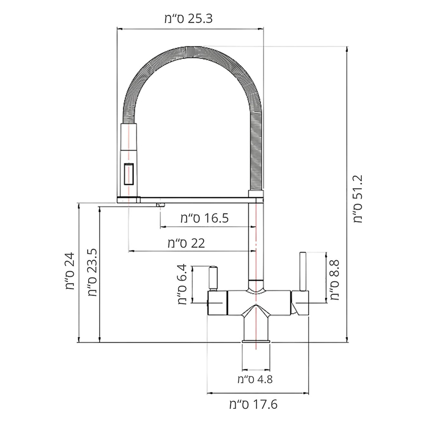 מידות ברז perfect