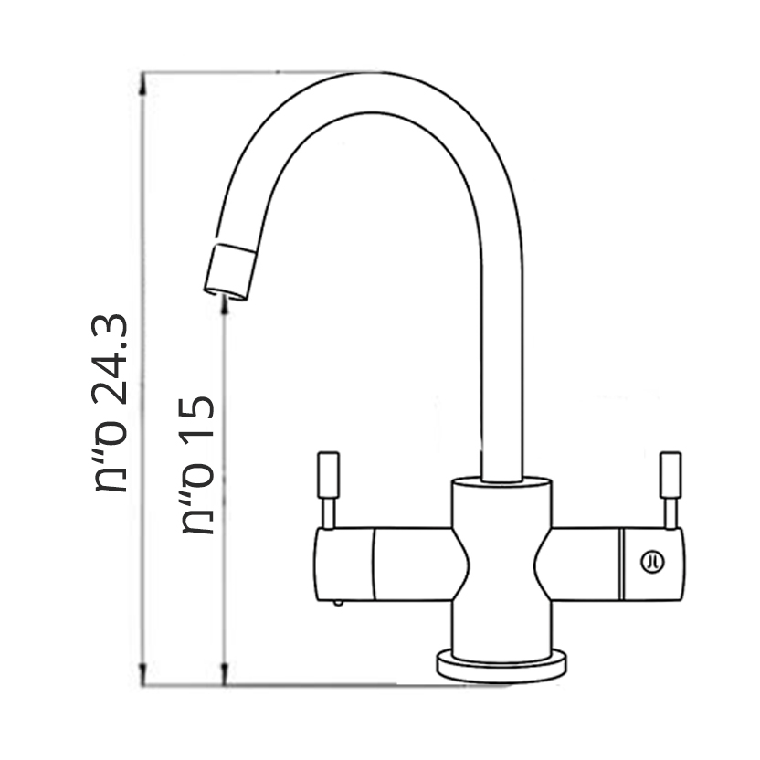 מידות ברז Trio