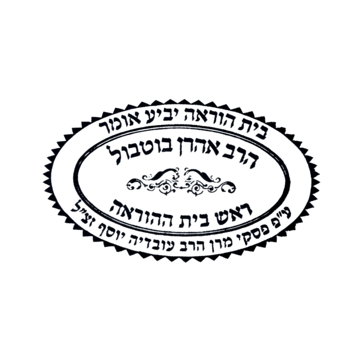 חותמת פיקוד שבת יביע אומר