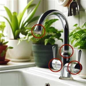 ברז מטבח עם אבנית ברז מטבח עם אבנית